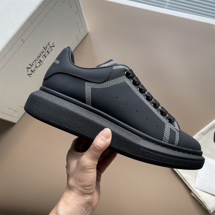 ALEXANDER MCQUEEN OVERSIZED LEATHER SNEAKERS - ALD018
