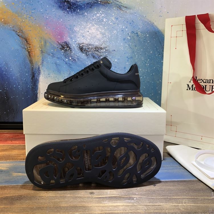 ALEXANDER MCQUEEN TRANSPARENT SOLE LACE-UP SNEAKERS - ALD032
