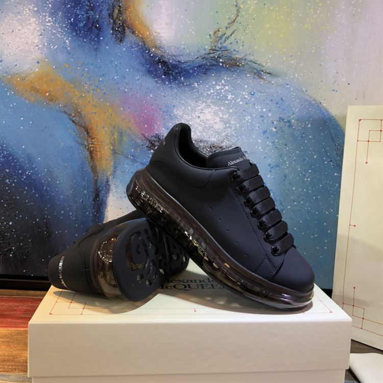 ALEXANDER MCQUEEN TRANSPARENT SOLE LACE-UP SNEAKERS - ALD032