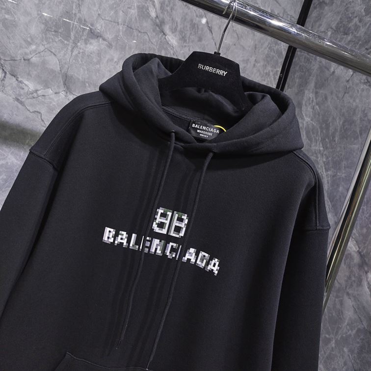 BALENCIAGA BB LOGO HOODIE - BH013