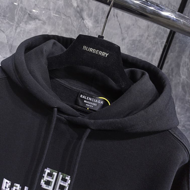BALENCIAGA BB LOGO HOODIE - BH013