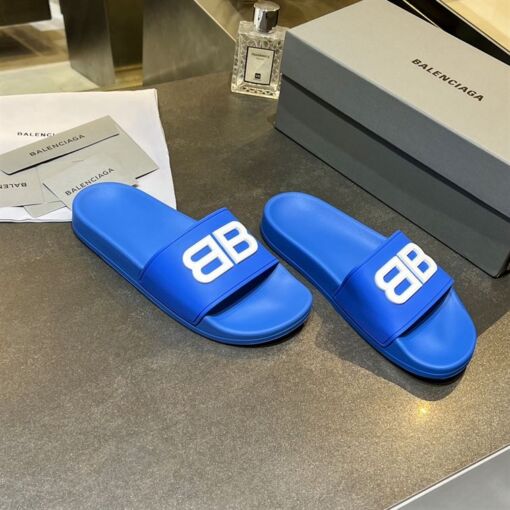 BALENCIAGA BB POOL SLIDE SANDALS - BBD013