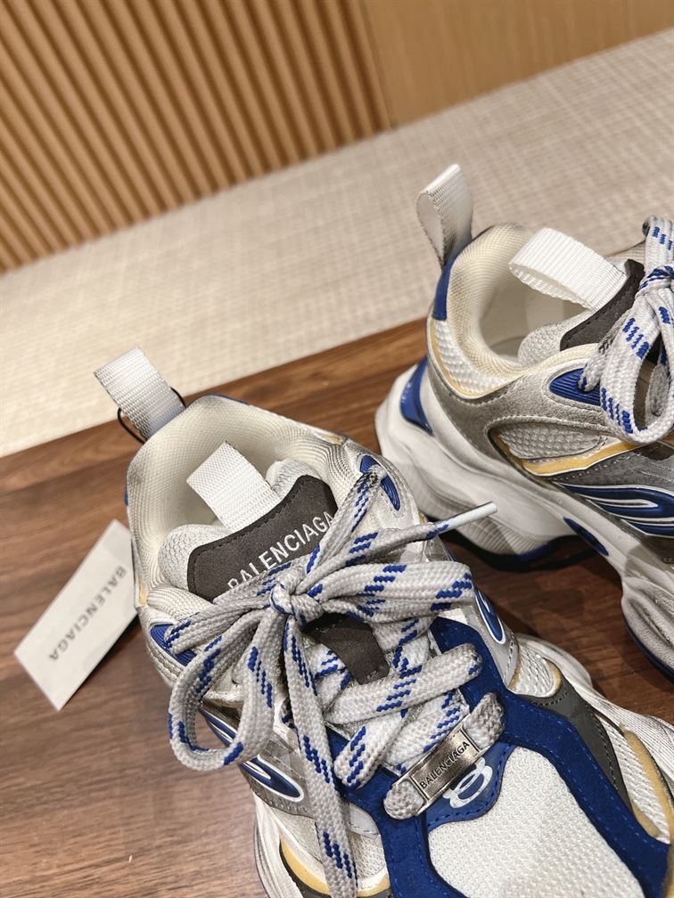 BALENCIAGA CARGO SNEAKER WHITE BLUE - BLA095