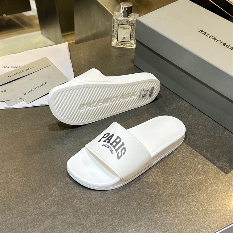 BALENCIAGA CITIES PARIS POOL SLIDE SANDAL - BBD007