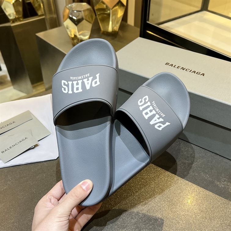 BALENCIAGA CITIES PARIS POOL SLIDE SANDAL - BBD008