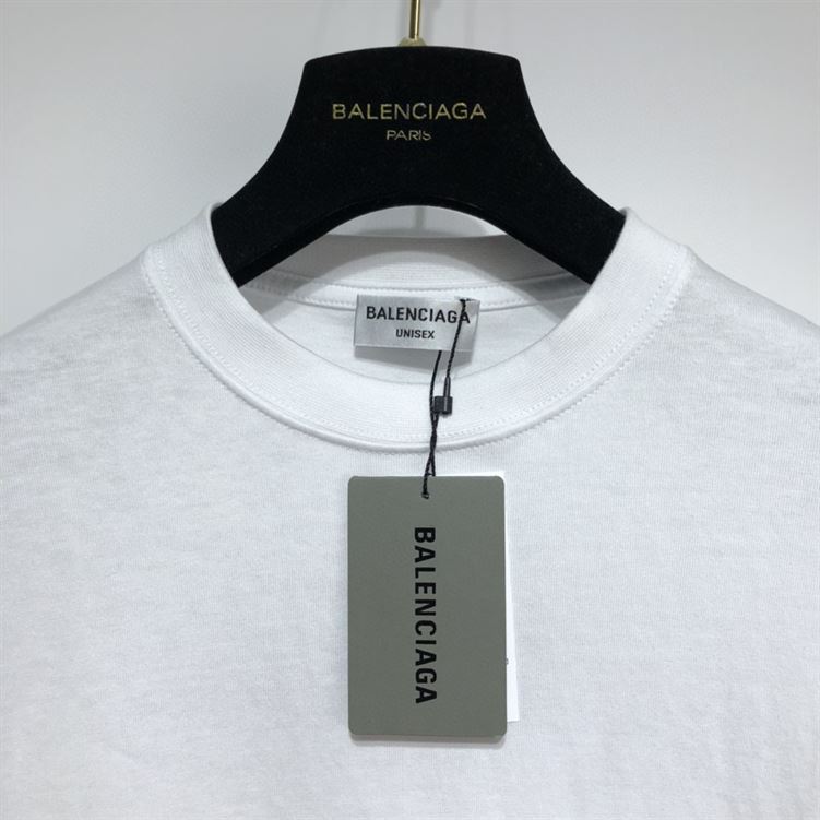 BALENCIAGA MEN'S YEAR OF THE TIGER T-SHIRT MEDIUM FIT IN WHITE - BAS001