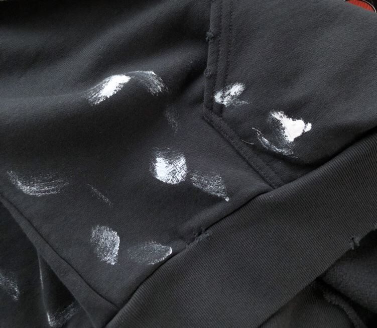 BALENCIAGA RAINBOW LOGO PRINT HOODIE - BH011