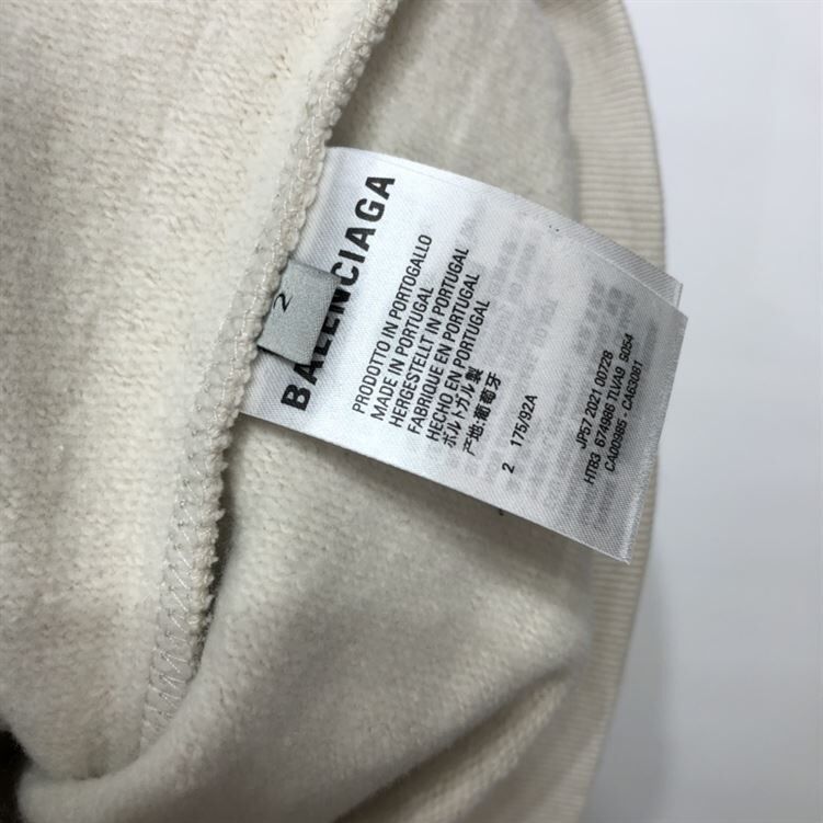 BALENCIAGA RETAIL THERAPY LOGO HOODIE - BH006