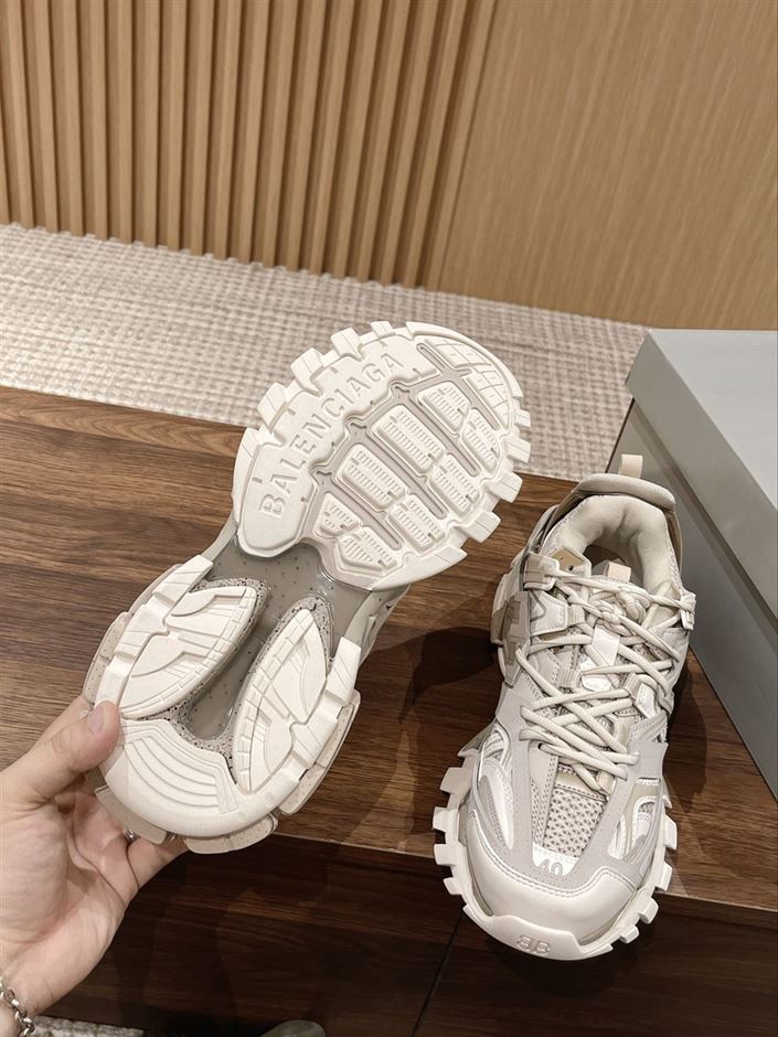 BALENCIAGA TRACK TRAINERS BEIGE - BLA067