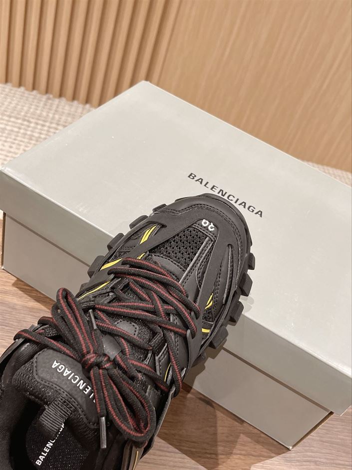 BALENCIAGA TRACK TRAINERS BLACK YELLOW - BLA066