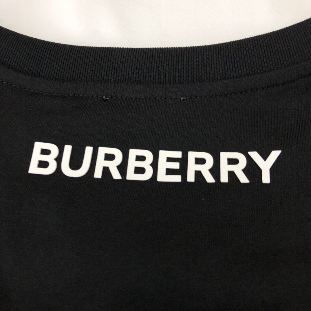 BURBERRY LETTER GRAPHIC COTTON OVERSIZED T-SHIRT - BRS018