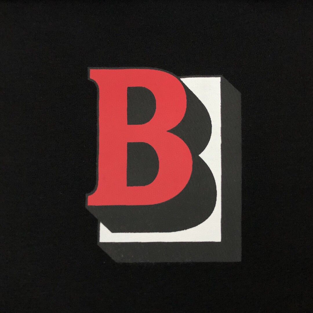 BURBERRY LETTER GRAPHIC COTTON OVERSIZED T-SHIRT - BRS018