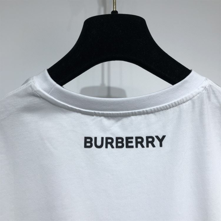 BURBERRY LETTER GRAPHIC COTTON OVERSIZED T-SHIRT - BRS019