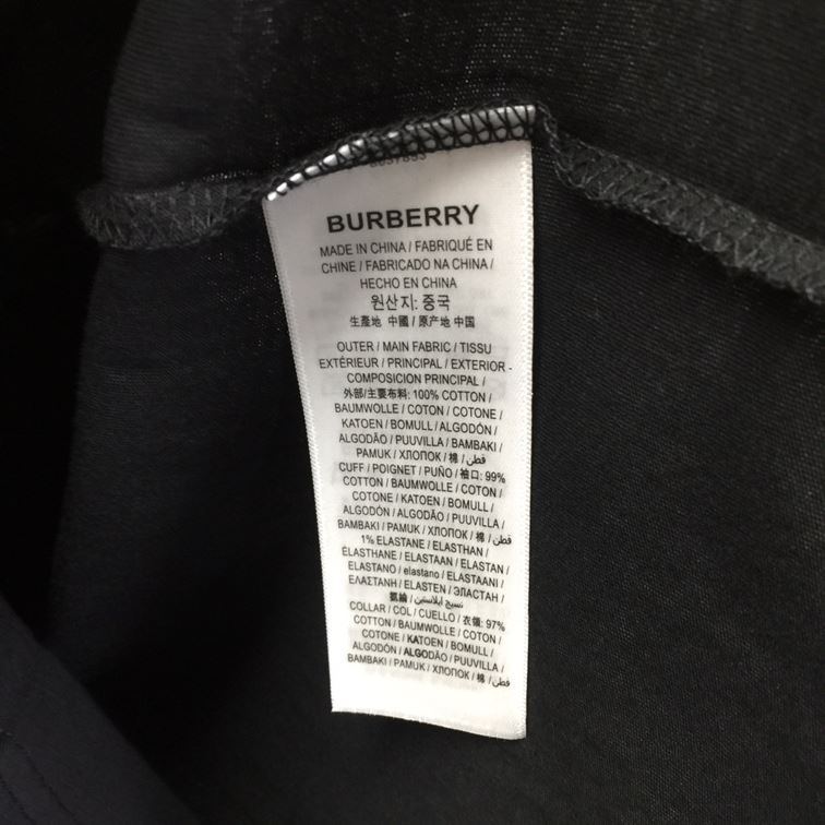 BURBERRY LOGO PRINT OVERSIZED T-SHIRT - BRS007