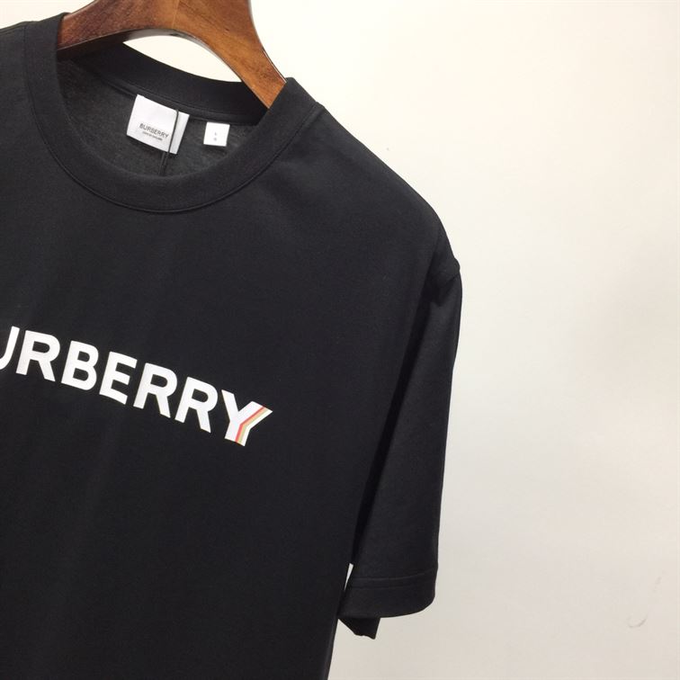 BURBERRY LOGO PRINT OVERSIZED T-SHIRT - BRS007