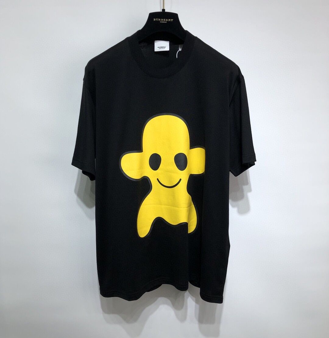 BURBERRY MONSTER GRAPHIC PRINT COTTON OVERSIZED T-SHIRT - BRS014