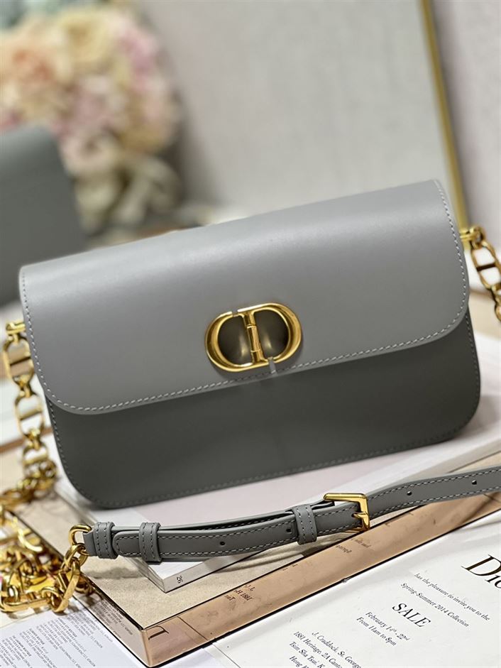 DIOR 30 MONTAIGNE AVENUE BAG ETHEREAL GRAY