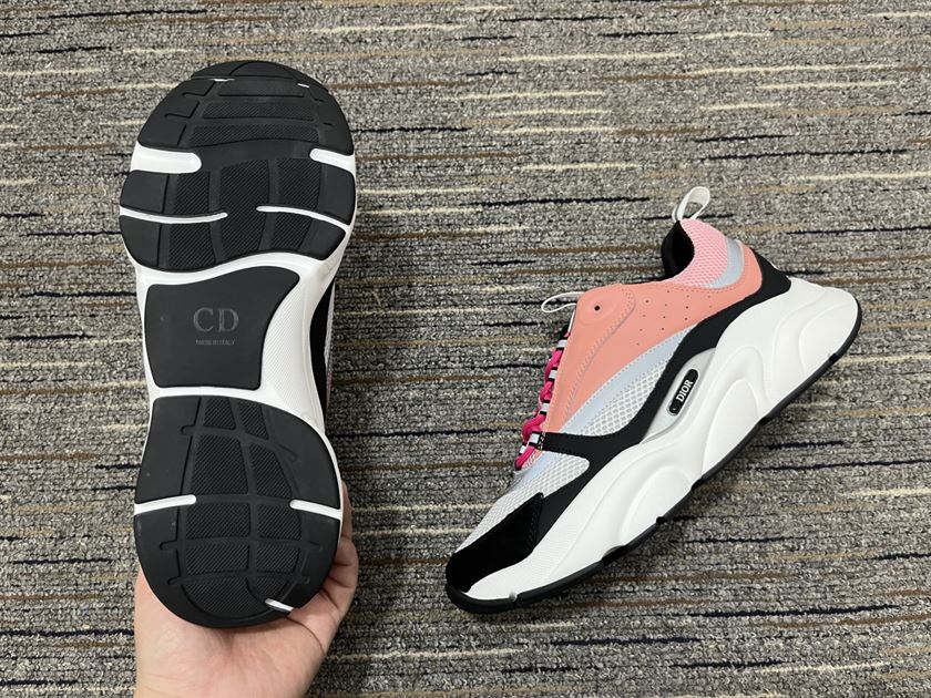 DIOR B22 SNEAKER PINK WHITE BLACK - DO104