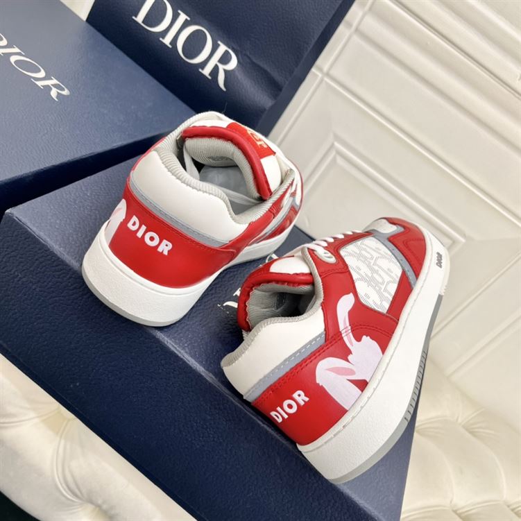 DIOR B27 LOW TOP IN RED - DO138