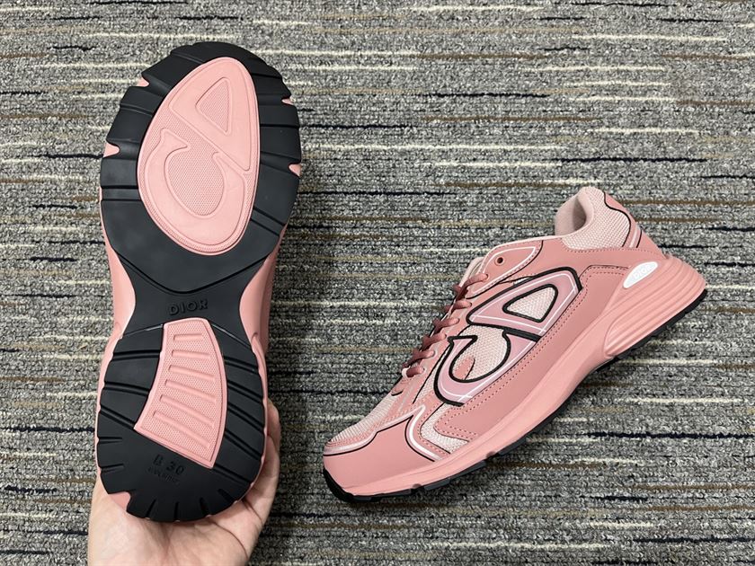 DIOR B30 SNEAKER PINK MESH AND TECHNICAL FABRIC - DO108