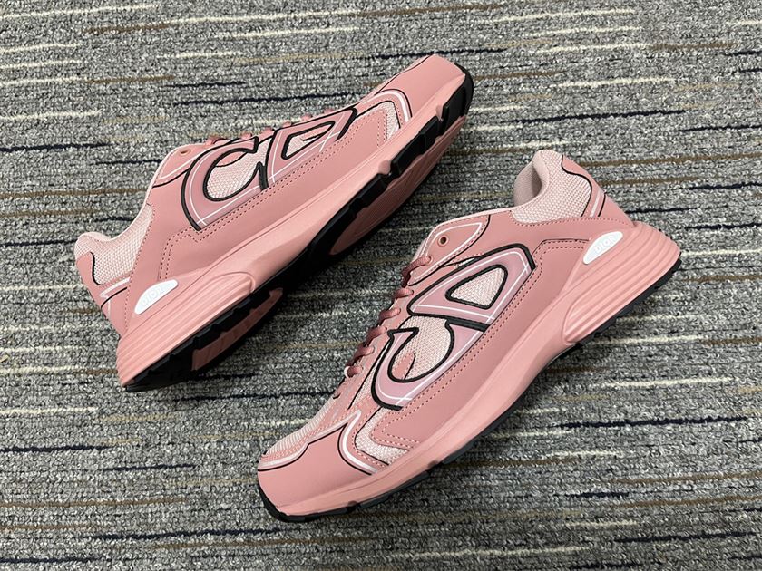 DIOR B30 SNEAKER PINK MESH AND TECHNICAL FABRIC - DO108