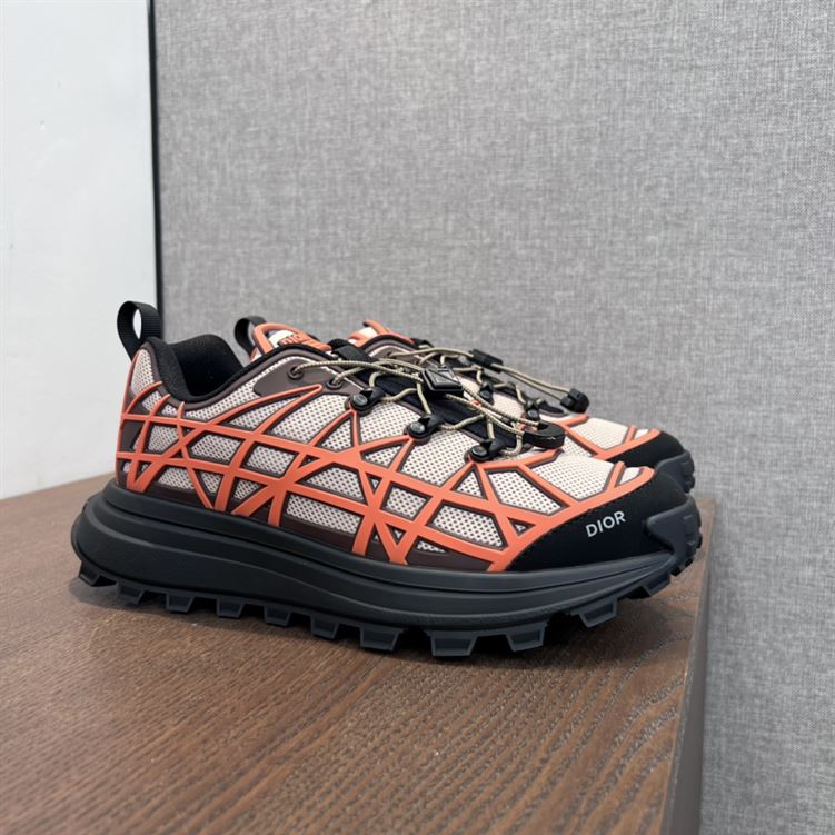 DIOR B31 RUNNER SNEAKER BEIGE ORANGE - DO096