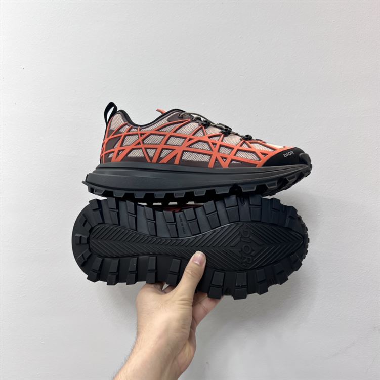 DIOR B31 RUNNER SNEAKER BEIGE ORANGE - DO096