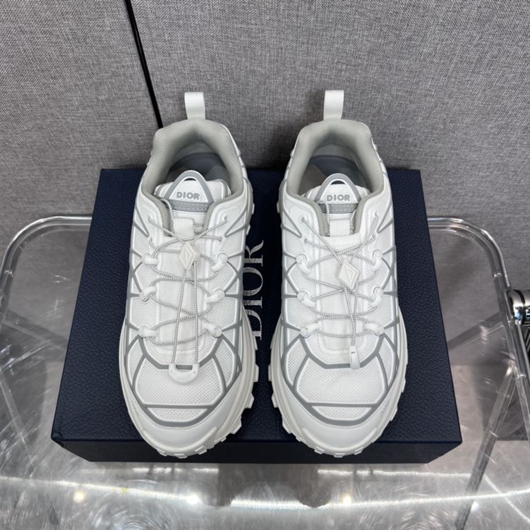 DIOR B31 RUNNER SNEAKER WHITE GREY - DO098