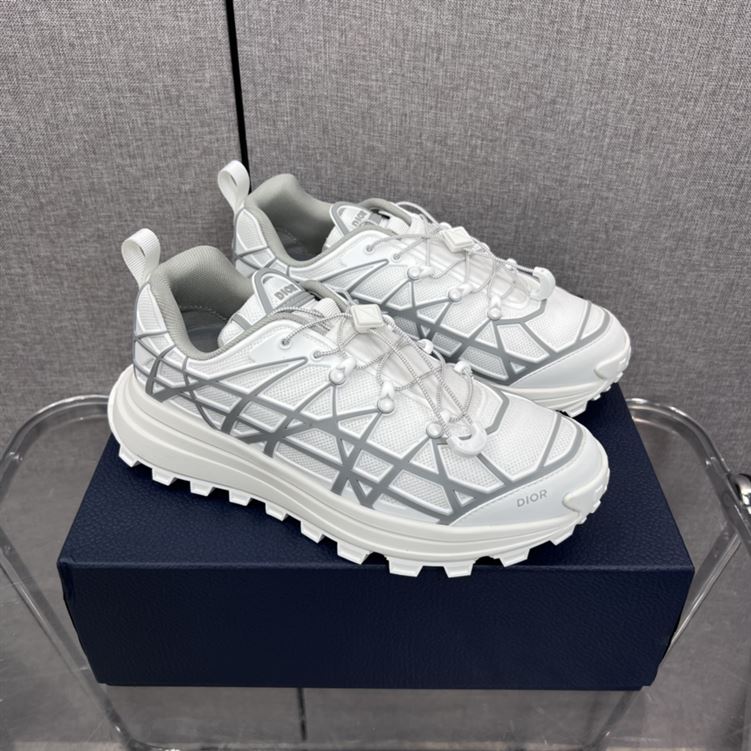 DIOR B31 RUNNER SNEAKER WHITE GREY - DO098