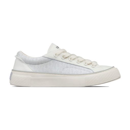 DIOR B33 SNEAKER WHITE SMOOTH CALFSKIN OBLIQUE JACQUARD - DO134