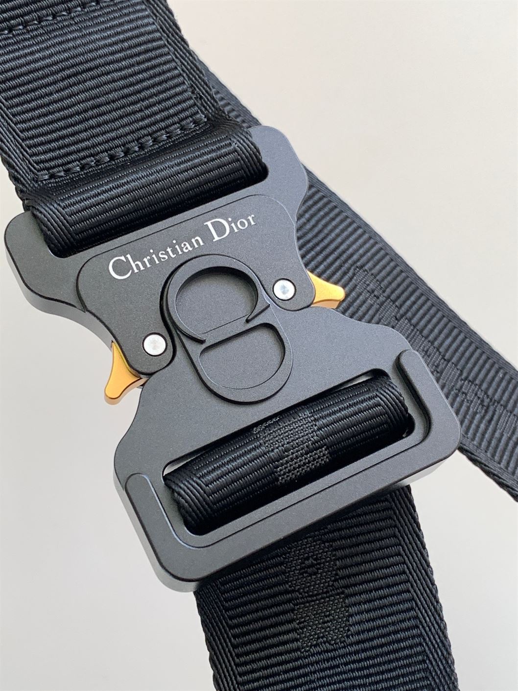 DIOR LINGOT 26 BAG BEGIN AND BLACK DIOR OBLIQUE JACQUARD - DIO045