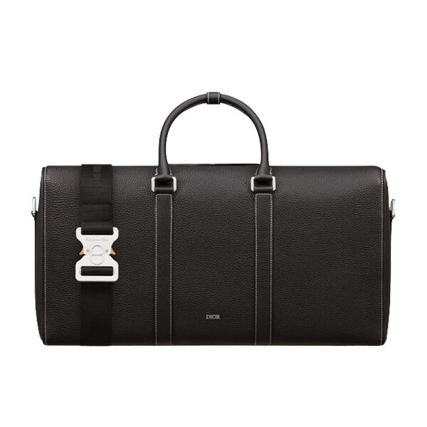 DIOR LINGOT 50 BAG BLACK GRAINED CALFSKIN - DIO020