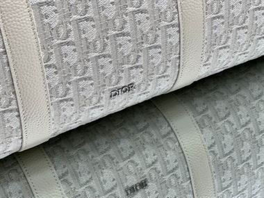 DIOR LINGOT 50 BAG CREAM DIOR OBLIQUE JACQUARD - DIO031