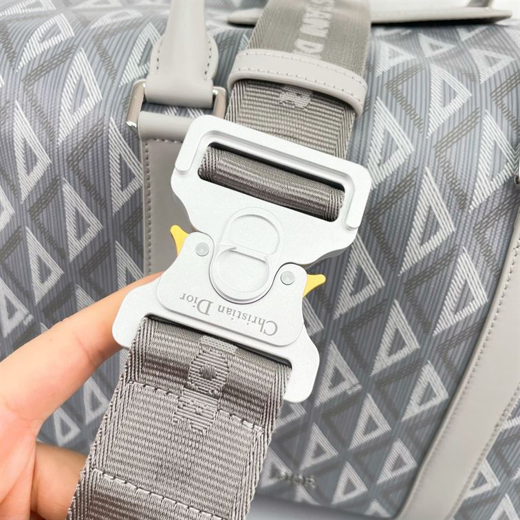 DIOR LINGOT 50 BAG GRAY CD DIAMOND CANVAS - DIO029
