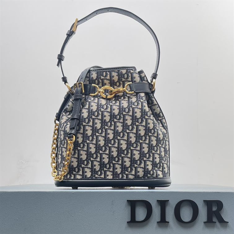 DIOR MEDIUM C EST DIOR BAG BLUE