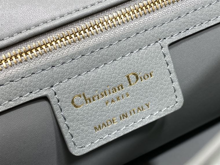 DIOR MEDIUM DIOR CARO BAG ETHEREAL GRAY