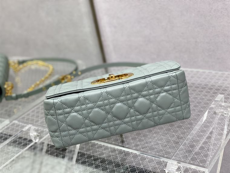 DIOR MEDIUM DIOR CARO BAG ETHEREAL GRAY