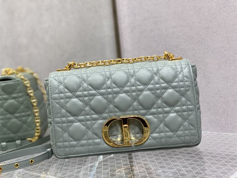 DIOR MEDIUM DIOR CARO BAG ETHEREAL GRAY