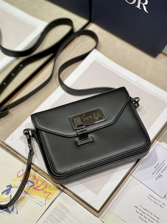 DIOR MESSENGER POUCH OBLIQUE GALAXY BLACK