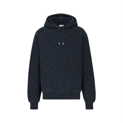 DIOR OBLIQUE HOODED SWEATSHIRT, RELAXED FIT - DOS005