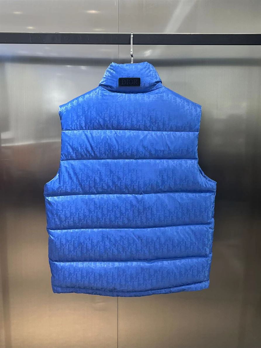 DIOR OBLIQUE SLEEVELESS DOWN JACKET - DRC013