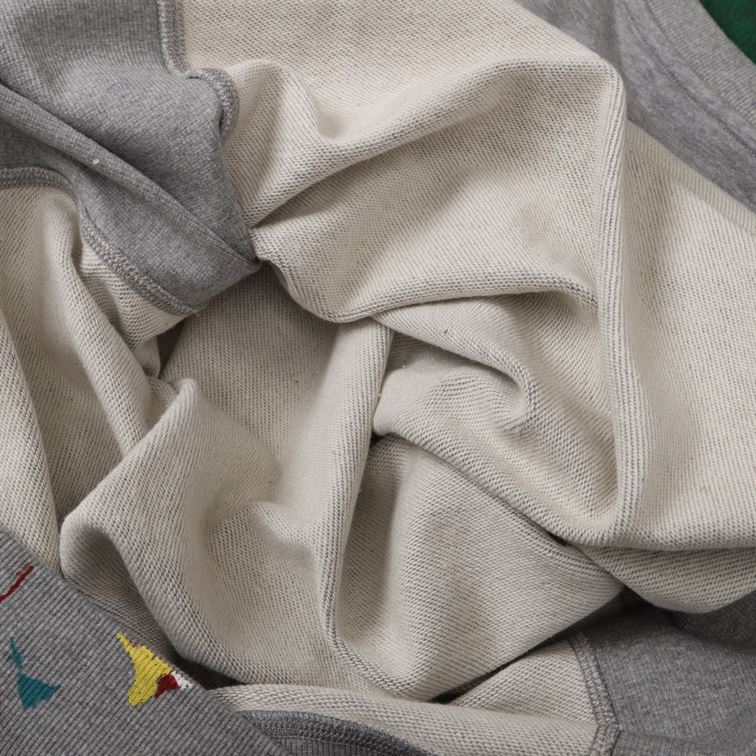 DIOR OVERSIZED SWEATSHIRT WHITE COTTON FLEECE WITH PAINT PRINT - DOS014