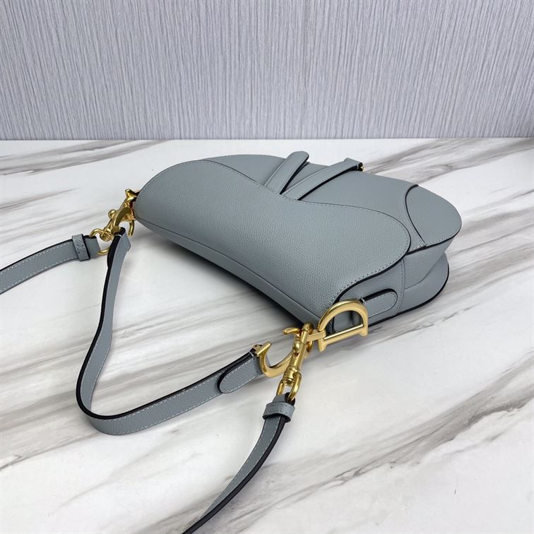 DIOR SADDLE BAG WITH STRAP BLUE