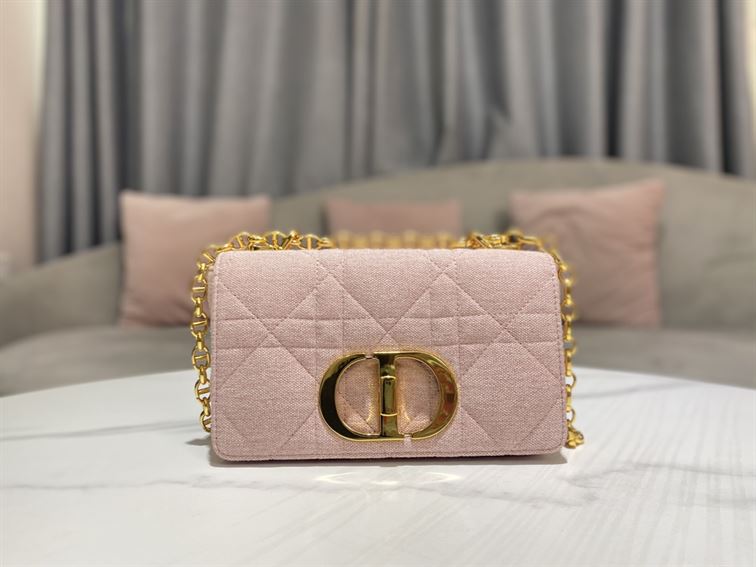 DIOR SMALL DIOR CARO BAG ROSE DES VENTS