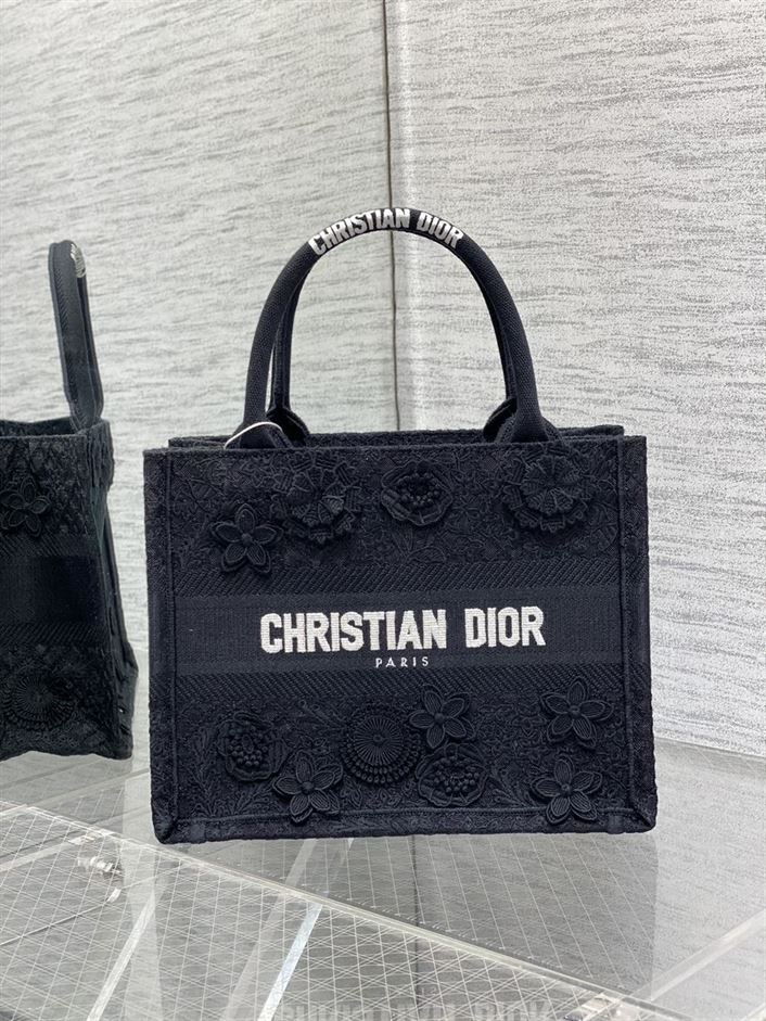 DIOR TOTE BOOK BLACK BAG