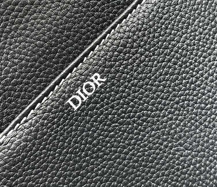 DIOR X PETER DOIG SADDLE BAG BLACK