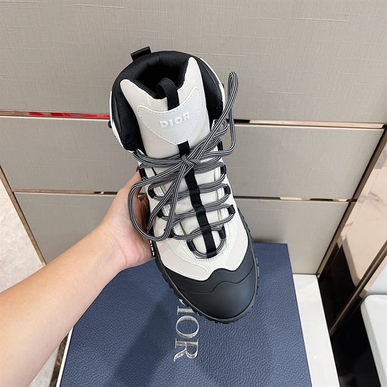 DIORIZON HIKING BOOT GRAY TECHNICAL MESH AND BLACK RUBBER - DO088