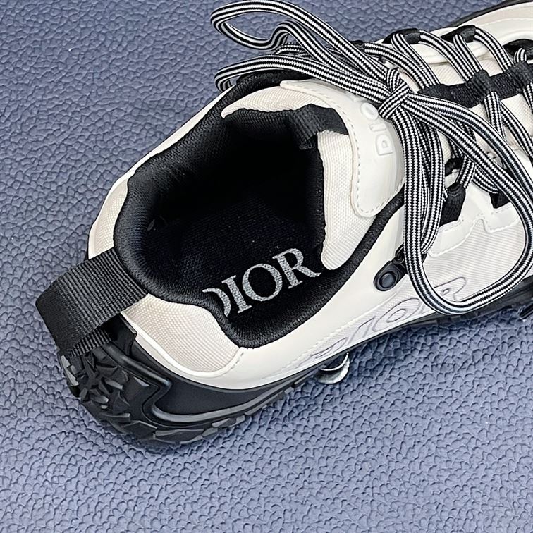 DIORIZON HIKING SHOE GRAY TECHNICAL MESH AND BLACK RUBBER - DO086