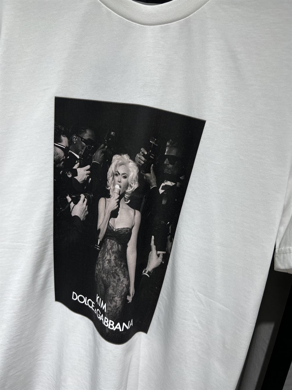 DOLCE & GABBANA CIAO KIM ICE CREAM-PRINT T-SHIRT - DT013