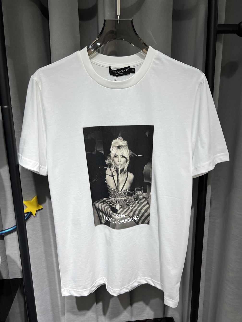 DOLCE & GABBANA CIAO KIM PASTA-PRINT T-SHIRT - DT012